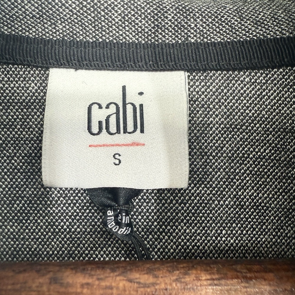 CAbi Dream Girls Houndstooth Jacket 3904 Womens Size Small Black White NWT - Picture 4 of 12
